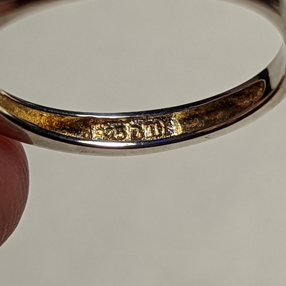 Peridot solitare ring .925 - Picture 2 of 2